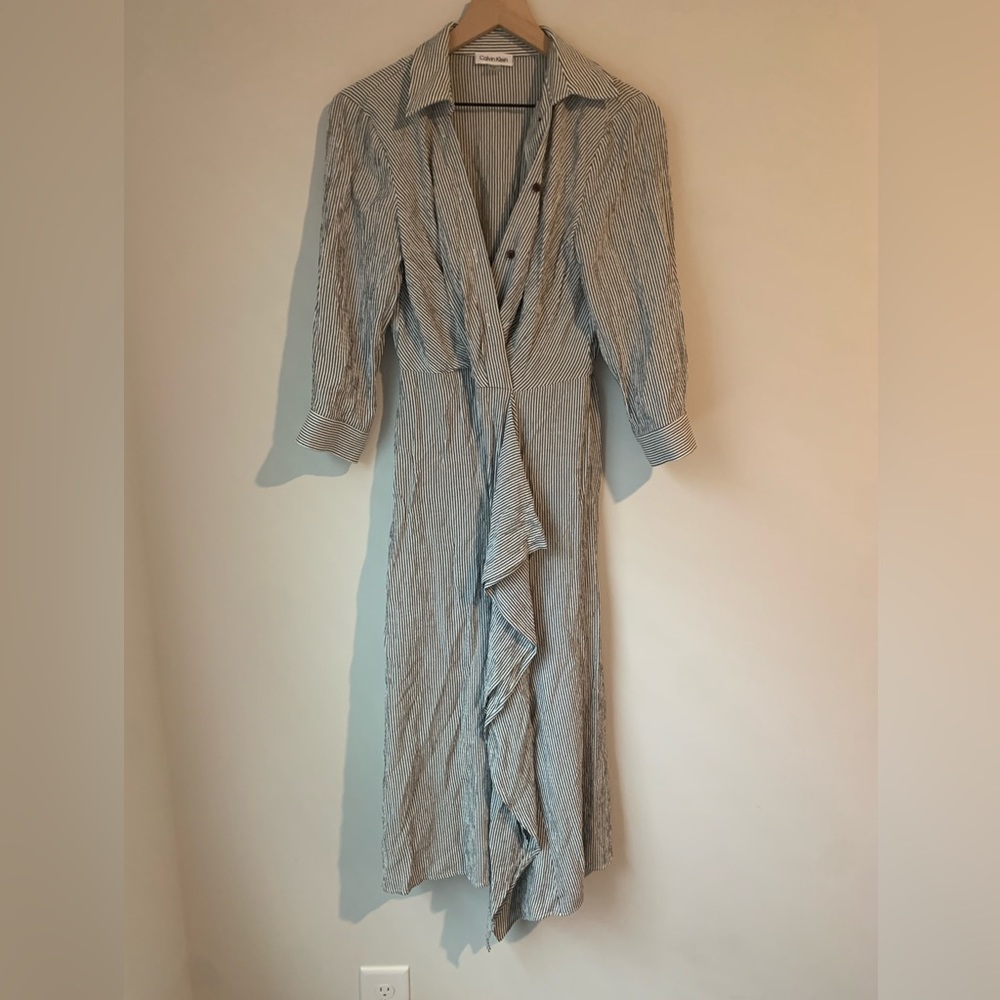 Calvin Klein wrap dress